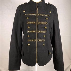 Wool military jacket